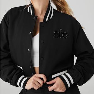 Alo Cropped G.O.A.T Jacket LARGE (SOLD on MERC)